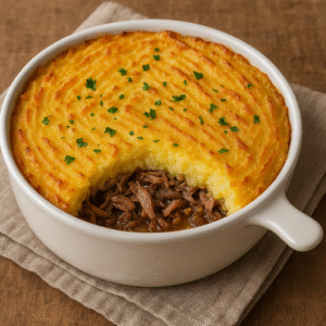 Hachis parmentier de canard