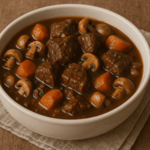 Bourguignon de boeuf