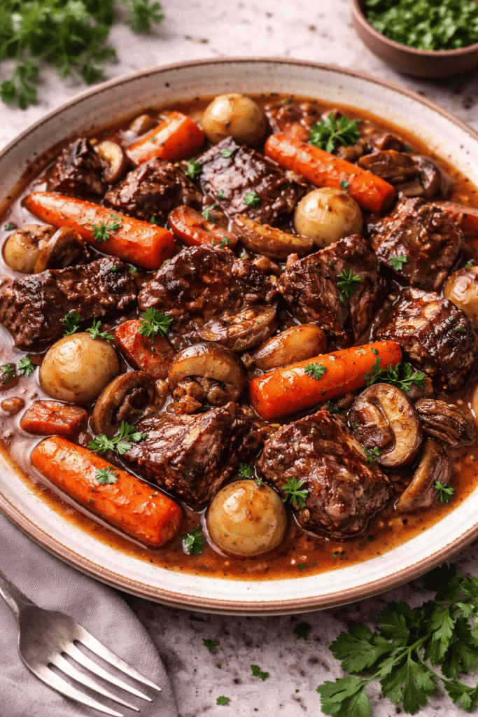 Bourguignon de bœuf