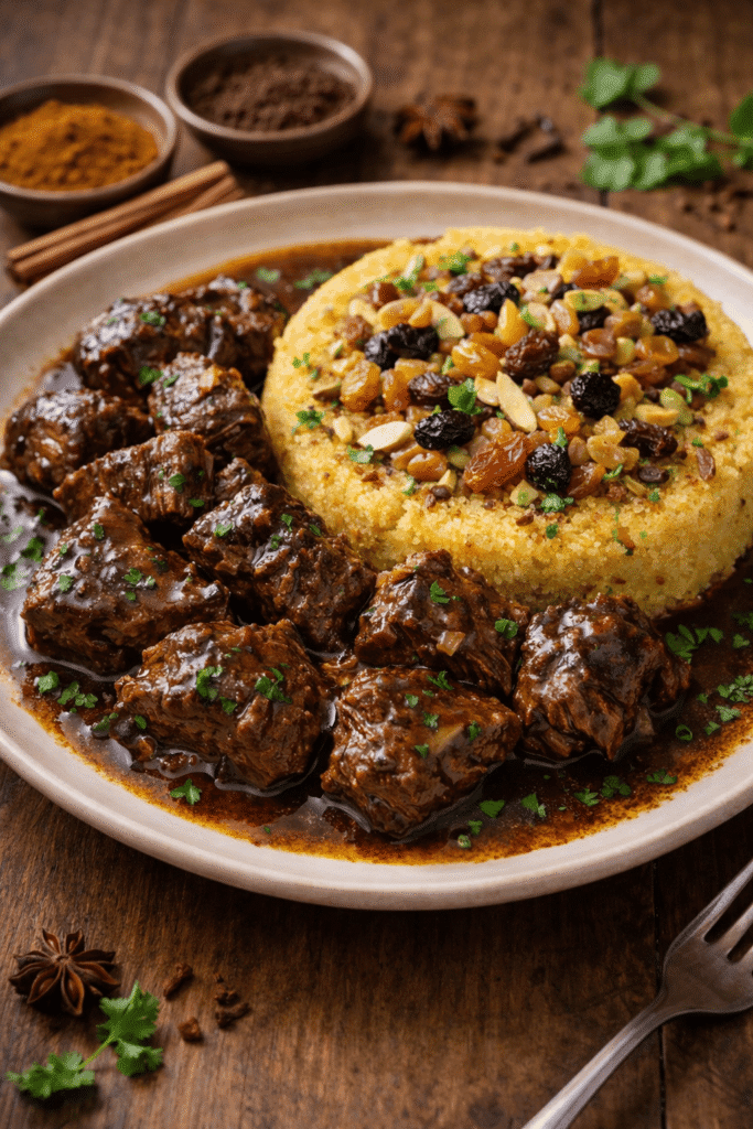 Boeuf confit aux 4 épices