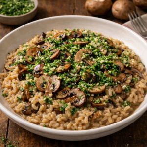 Risotto aux champignons (environ 400g)