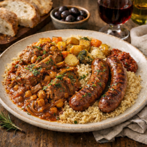 Couscous du Local agneau et merguez