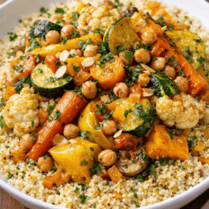 Couscous aux légumes (sans viande)