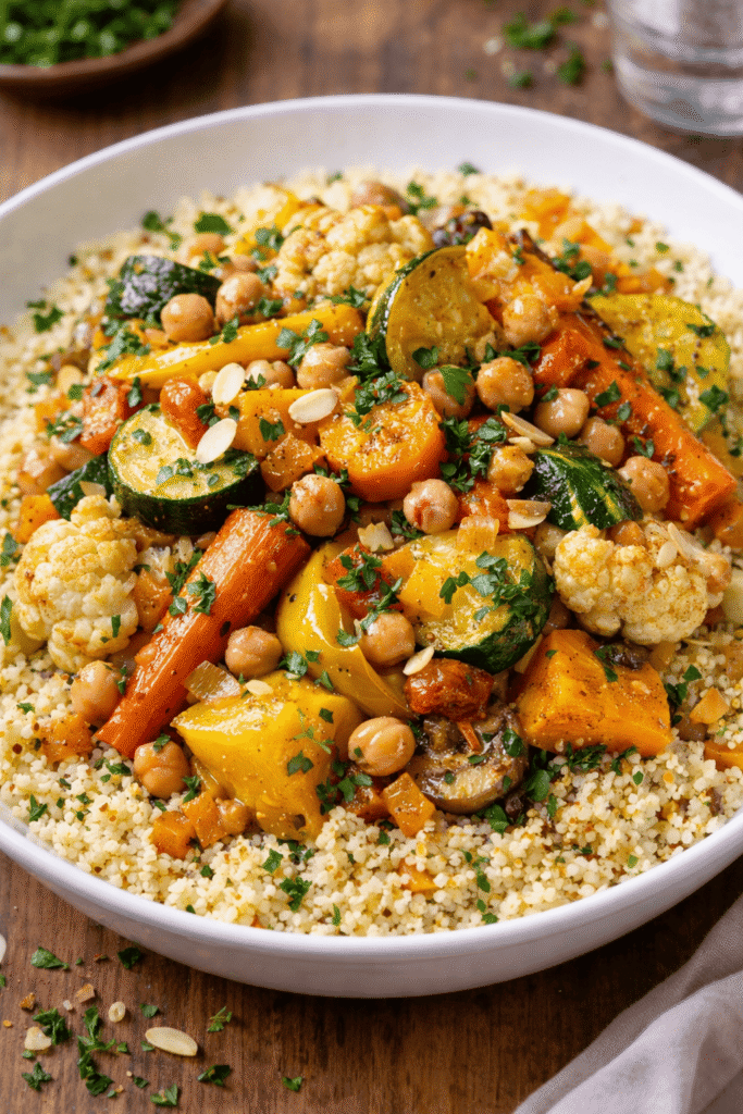 Couscous aux légumes (sans viande)