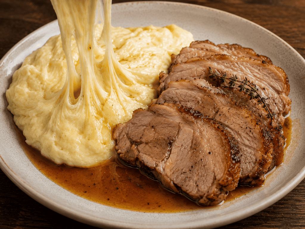 Aligot Porc confit